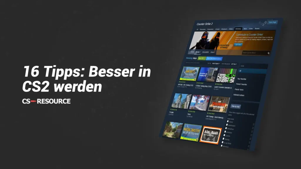 16 Tipps um besser in CS2 zu werden und mehr Spiele zu gewinnen