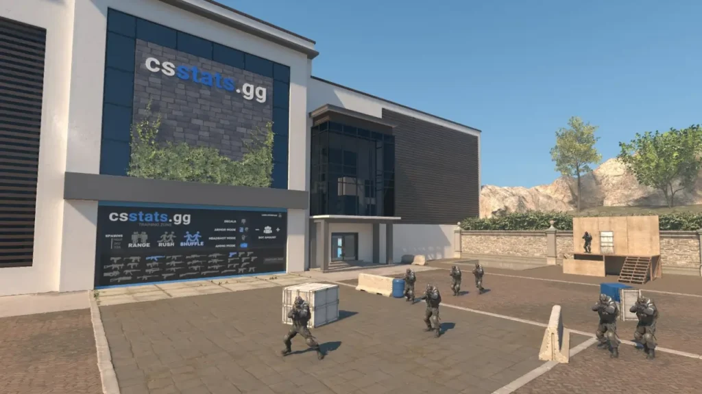 CSStats Eğitim Haritası (CSGOHUB) - CS2 için Atölye Haritası
