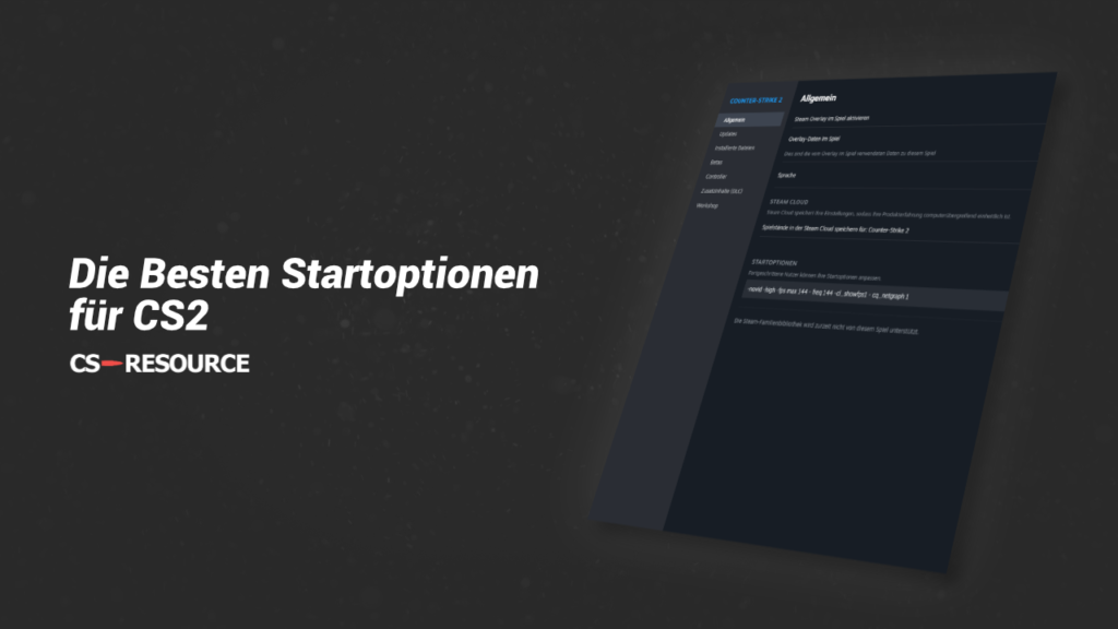 Les meilleures options de démarrage pour CS2 - Meilleures performances, plus de FPS