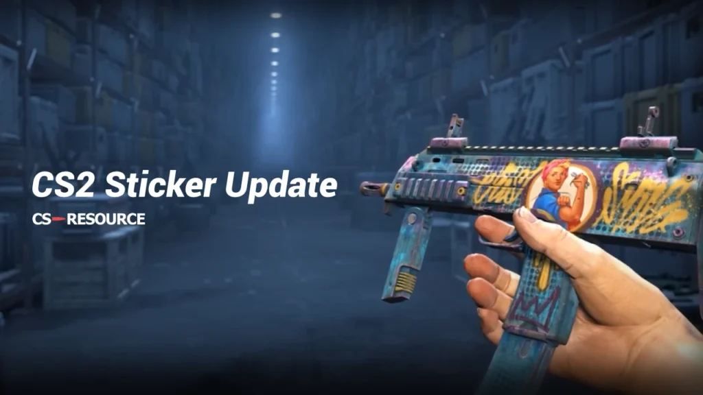 CS2 Sticker Update - Individual placement and five stickers per weapon